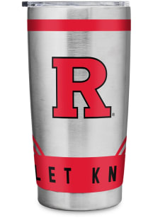 Rutgers Scarlet Knights 20oz Stainless Steel Tumbler - Silver