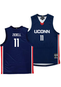 Allie Ziebell  Campus Ink UConn Huskies Navy Blue NIL Jersey