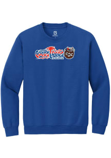 Summit Sportswear Rochester Red Wings Mens Blue Primary Copa Long Sleeve Crew Sweatshirt