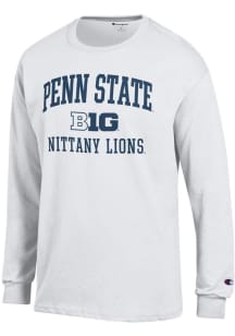 Champion Penn State Nittany Lions White Big Ten Jersey Long Sleeve T Shirt