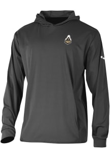 Columbia Purdue Boilermakers Mens Black Heat Seal Long Drive Long Sleeve Hoodie