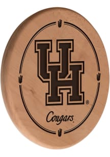 Houston Cougars Laser Engraved Sign - Brown