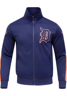 Pro Standard Detroit Tigers Mens Navy Blue Classic Track Jacket