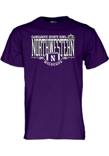 Blue 84 Northwestern Wildcats Purple 2025 GameAbove Sports Short Sleeve T Shirt