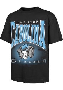 47 North Carolina Tar Heels Black Hot Corner Foundation Short Sleeve Fashion T Shirt