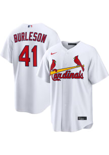 Alec Burleson St Louis Cardinals Mens Replica Home Jersey - White