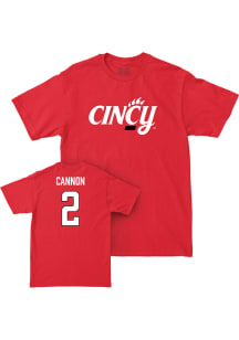 MJ Cannon Cincinnati Bearcats Youth Red NIL Legacy Player Tee