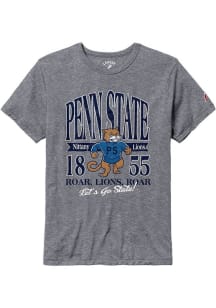 Penn State Nittany Lions Grey LET'S GO 90S ROAR Short Sleeve Fashion T Shirt
