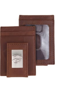 K-State Wildcats Leather Front Pocket Mens Money Clip