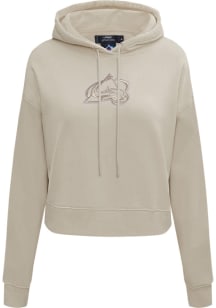 Pro Standard Colorado Avalanche Womens Tan Neutral Hooded Sweatshirt