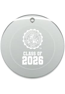 Akron Zips Class of 2026 Round Ornament - White