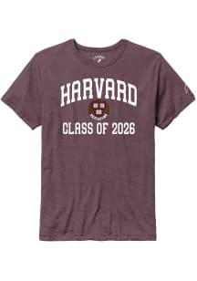 Harvard Crimson Maroon Class of 2026 Short Sleeve Fashion T Shirt