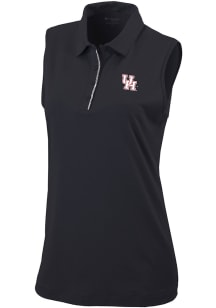 Columbia Houston Cougars Womens Black Heat Seal Tend the Ball Tank Top