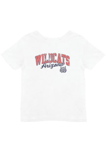 Blue 84 Arizona Wildcats Womens White Primed Short Sleeve T-Shirt