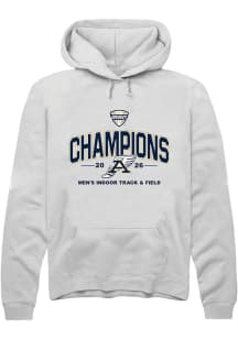 Summit Sportswear Akron Zips Mens White MAC 2026 Men's Indoor Track & Field Champions Long Sleeve..