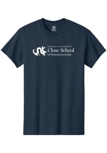 Summit Sportswear Drexel Dragons Navy Blue Charles D. Close School of Entrepreneurship Short Sleev..