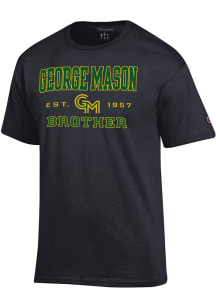 Champion George Mason University Black Brother Tee Short Sleeve T Shirt