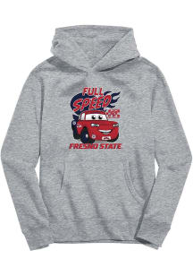 Vive La Fete Fresno State Bulldogs Toddler Grey Full Speed Long Sleeve Hooded Sweatshirt