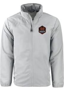 Cutter and Buck Houston Dynamo Mens Grey Charter Eco Light Weight Jacket