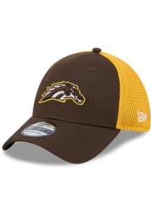 New Era Western Michigan Broncos Mens Brown Evergreen Neo 39THIRTY Flex Hat
