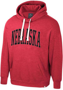 Colosseum Nebraska Cornhuskers Mens Red Sardaukar Long Sleeve Hoodie