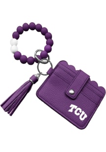 TCU Horned Frogs Bracelet Womens Coin Purse