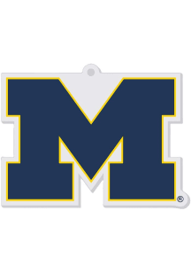 Michigan Wolverines Acrylic Main Mark Ornament - Navy Blue