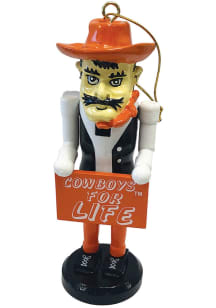 Oklahoma State Cowboys 6" Mascot Ornament - Orange