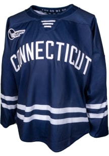 UConn Huskies Mens Navy Blue Replica Alt Hockey Jersey