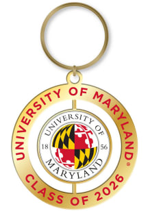 Maryland Terrapins Class of 2026 Spinner Keychain - Red