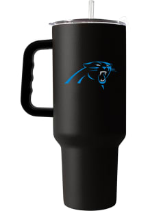 Logo Brands Carolina Panthers Flipside Native 40 oz Stainless Steel Tumbler - Black