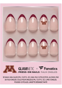 Minnesota Golden Gophers Glamnetic Press On Nails Cosmetics