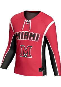 ProSphere  Miami RedHawks Mens Red Rival Hockey Hockey Jersey