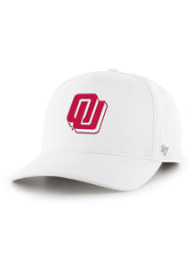 47 Oklahoma Sooners Vintage Logo Hitch Adjustable Hat - White