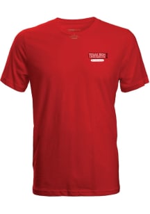 Texas Tech Red Raiders Womens Red Julia Gash Short Sleeve T-Shirt
