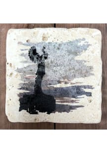 Wichita Keeper of the Plains 4x4 Coaster - Grey