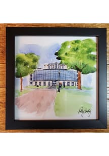 Ohio State Buckeyes Ohio State Library Wall Art - White