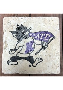 K-State Wildcats 4x4 Coaster - Purple