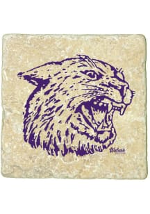 K-State Wildcats 1985 Logo 4x4 Coaster - Purple