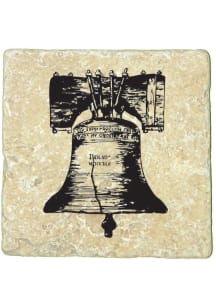 Philadelphia Liberty Bell 4x4 Coaster - Black
