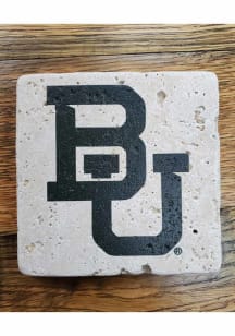 Baylor Bears Logo 4x4 Coaster - Green