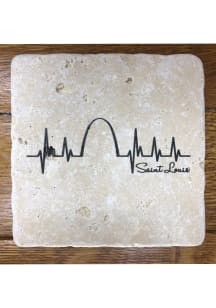 St Louis STL Heartbeat 4x4 Coaster - Black