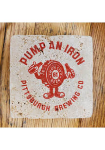 Pittsburgh Brewing Pittsburgh Brewing Co Pump An Iron Coaster - Red