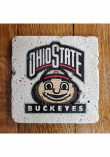 Ohio State Buckeyes Ohio State Brutus 4x4 Coaster - Black