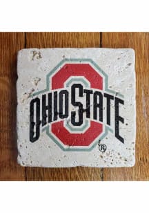 Ohio State Buckeyes Primary Logo 4x4 Coaster - Black