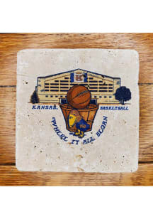 Kansas Jayhawks KU Where It All Began Coaster - Blue