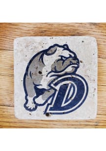 Drake Bulldogs Primary Logo 4x4 Coaster - Blue