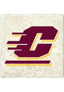 Central Michigan Chippewas 4x4 Stone Coaster - Maroon
