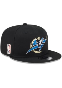 New Era Washington Wizards Black Hardwood Classic 9FIFTY Mens Snapback Hat