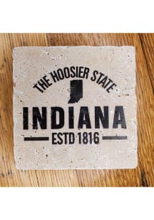 Indiana Est 1816 Coaster - White
